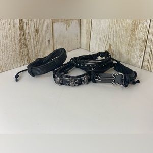 Set of 4 Leather Bracelets - ‘Guitar’